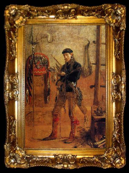 framed  Thomas Eakins Portrait of Frank Hamilton Cushing, ta009-2